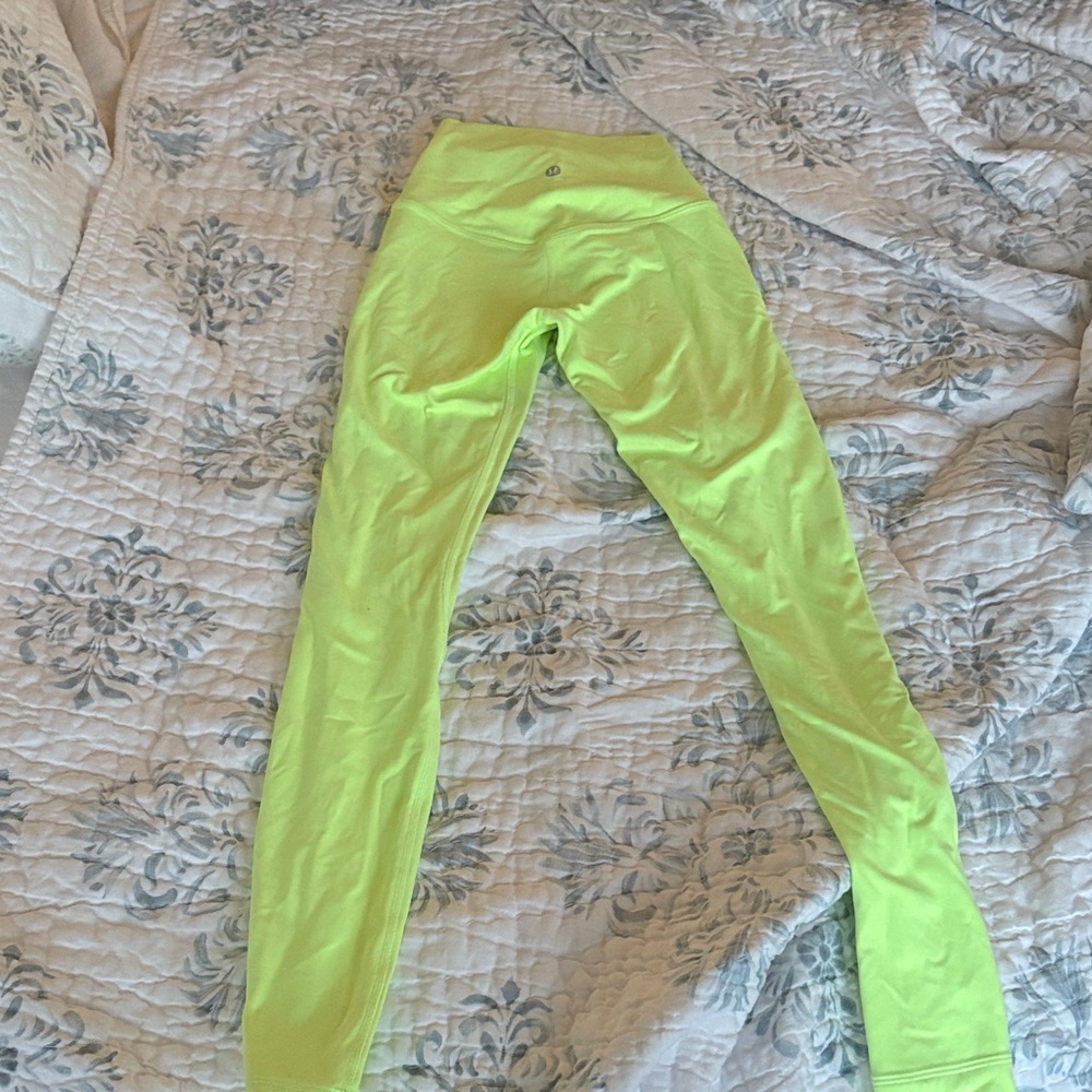 lululemon athletica Kids Bright Lime Leggings